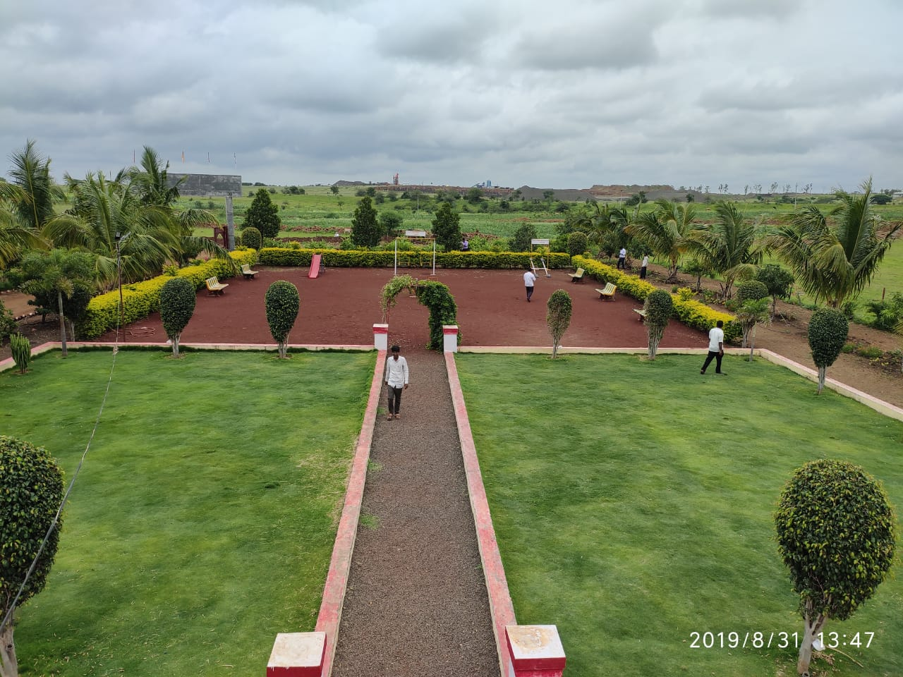 Spacious School Playground